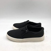  Women&#39;s Kensie Soren Casual Sneakers Slip-On Zipper Shoes Black Sz 6.5 - $13.76