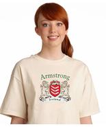 Armstrong Irish Coat of arms tee Shirt in Natural - £12.43 GBP+