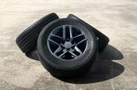Chevy Silverado Tahoe Trail Boss 18&quot; Gloss Black Replica Wheels Highway ... - $1,632.51