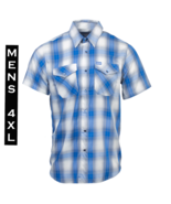 DIXXON FLANNEL - The 1947 Bamboo Shirt - Short Sleeve - Men&#39;s 4XL - £54.11 GBP