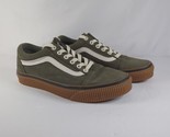 Vans Old Skool Olive Green Suede Sneakers Mens 5.5 Womens 7 - £26.73 GBP