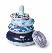 Vineyard Vines Jumbo Inflatable Ring Toss 5 Piece Game Pool Floats Target - £72.36 GBP
