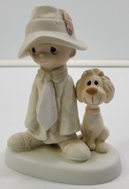 *R66) Precious Moments 1980 Jonathan &amp; David &quot;To A Special Dad&quot; Figurine - £9.48 GBP