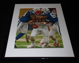 Indianapolis Colts Sack Trent Green Chiefs Framed 11x14 Photo Display  - £27.09 GBP