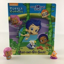 Nickelodeon Bubble Guppies Hide And Go Swim Lift Flap Board Book Figures Molly  - £14.65 GBP