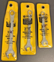 Lot of 3 Fuller Wrench Combination Japan Forged Alloy  [e-10] - $14.10 CAD