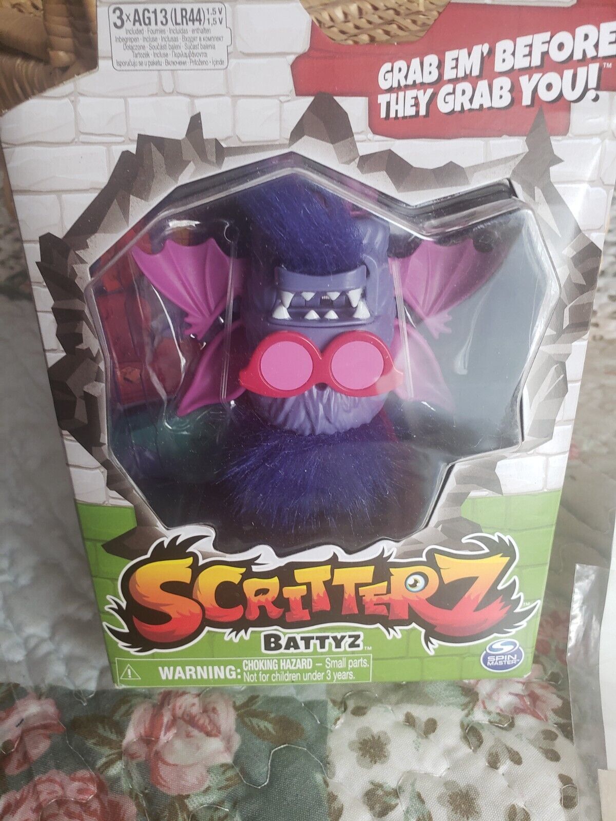 Primary image for NEW SCRITTERZ BATTYZ Interactive Jungle Creature Figure Agitate & Excite Toy