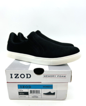 Izod Women&#39;s Julie Microsuede Slip On Shoes - Black, US 7M - £14.00 GBP
