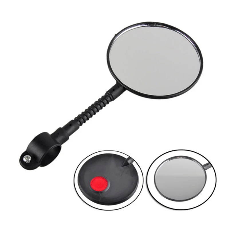 Bicycle Helmet Mirror Motorcycle Rear View Mirror Wide Angle Rotatable Electric  - £59.87 GBP