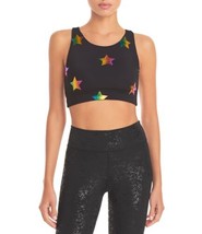 Terez Womens Rainbow Star Foil Bra,Size Medium,Rainbow Star - £54.14 GBP