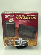 ZENITH ZT35B Indoor/ Outdoor Speakers Surround Sound NOS New Sealed Vintage - £18.61 GBP