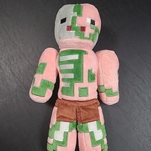 Minecraft Plush Zombie Pigman Mojang Jinx Stuffed Toy Doll 13&quot; Pre-owned - £7.07 GBP