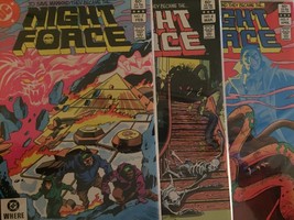 1983 DC Comics Marv Wolfman Night Force Issues 7, 8, 9 - $14.20