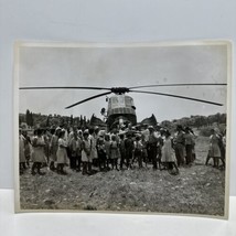 Original Photo of a Vietnam War Era US Marine Corps H-34 Helicopter in Italy? - £12.42 GBP