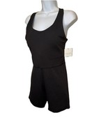 Laundry by Shelli Segal Black Active Romper One Piece Workout Yoga SZ L NEW - $1,785.89 MXN
