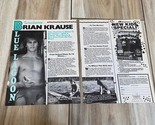 Brian Krause teen magazine pinup clipping shirtless Blue Lagoon bare che... - £2.80 GBP