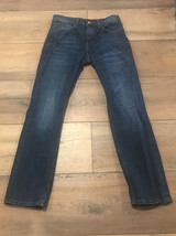 Levi Strauss 511 Dark Wash Blue Men&#39;s Slim Fit Jeans 30 x 30 5 Pocket Zip - £18.92 GBP
