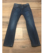 Levi Strauss 511 Dark Wash Blue Men&#39;s Slim Fit Jeans 30 x 30 5 Pocket Zip - £18.89 GBP