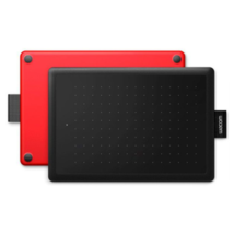 Wacom One Creative Graphics Small Tablet 6&quot; Digital Drawing Only Red &amp; Black - £13.86 GBP