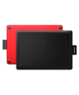 Wacom One Creative Graphics Small Tablet 6&quot; Digital Drawing Only Red &amp; B... - £13.35 GBP