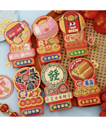 Set of 6 Chinese New Year of Dragon Red Envelope Rich Lucky Money Bags - $9.49