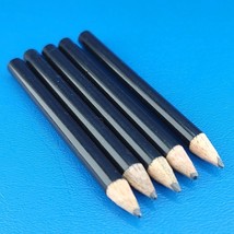 Clue Vintage Bookshelf 5 Black Pencils Replacement Game Piece C-190A 2009 - £2.00 GBP