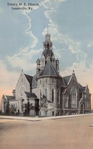 Louisville Kentucky ~ Trinità M E Metodista Epicscopal Chiesa ~ 1920s Cartolina - £8.11 GBP