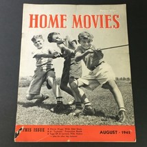 VTG Home Movies Magazine August 1945 Saga of a Lecture Film Maker, Newss... - £29.29 GBP