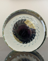 Robert Eickholt 6.5&quot; Art Glass 2001 Glass Paperweight - £116.89 GBP