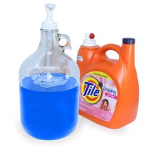 - Gallon Laundry Detergent Pump Dispenser, Glass Laundry Detergent Dispenser, Li - $35.99