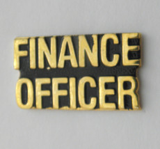 Finance Officer Organization Script Lapel Pin Badge 1 Inch - £4.21 GBP