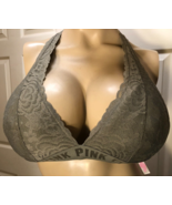VICTORIA&#39;S SECRET M Green 36B Unlined Wire Free Bralette Bra - $13.57 CAD