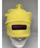 Vintage 90s Goodys Vermont Winter Fleece Hat Beanie Yellow Ski Cap Made ... - £15.60 GBP