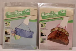 Handbag Kit Purse Craft Kits InnerFuse Iron Cut Out Sew Dritz Lot of 2 - £10.02 GBP
