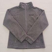 Columbia XG6176 Youth/Kids Size M (10/12) Gray Fleece Full Zip Jacket Po... - $24.95 CAD
