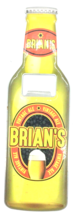 Brian&#39;s Brian Gift Idea Fathers Day Personalised Magnetic Bottle Opener ... - £4.89 GBP