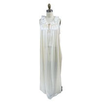 VTG 60s Odette Barsa Cream Nylon Nightgown Lace Trim/Collar  Sz L NWOT - £53.69 GBP