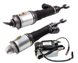2x Front Air Suspension Shock with 1pc Air Pump For VW Phaeton V8 Bentle... - £587.21 GBP