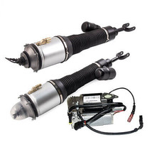 2x Front Air Suspension Shock with 1pc Air Pump For VW Phaeton V8 Bentley 03-12 - £578.58 GBP