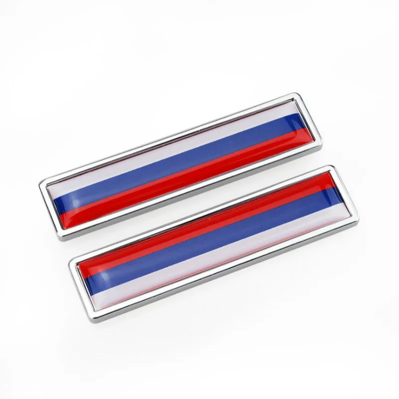 1 Pair Country National Flag France Eng America Hot  Stickers Car Styling Motorc - £58.32 GBP