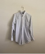 Lands End Long Sleeve Button Shirt Size 15/33 - £8.75 GBP