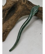 Ice Bluish Green Natural Jadeite Jade Phoenix Hair Pin # 12 gram # 61 carat - $1,359.60 CAD