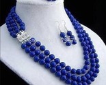 Fashion shopping girl lazuli necklace bracelet earring sets fashion jewelry making thumb155 crop