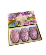 Vintage Avon Lilac 3 Cake Soap Set New Old Stock Scented - $220.63 MXN