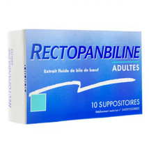 RECTOPANBILINE Adults - 10 suppositories - $28.50