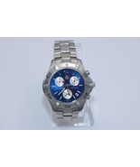 TAG HEUER Aqua Racer Chronograph CAF1112 blue Dial Quartz Men&#39;s Watch - £551.54 GBP