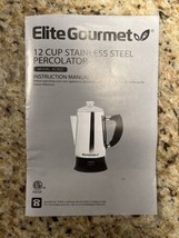 Electric Coffee Percolator with Keep Warm, Clear Brew Progress Knob Cool... - $59.40