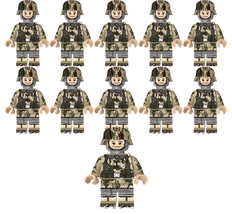 11pcs/set WW2 Regiment General Goering Paratrooper Minifigure Building Blocks - $16.68