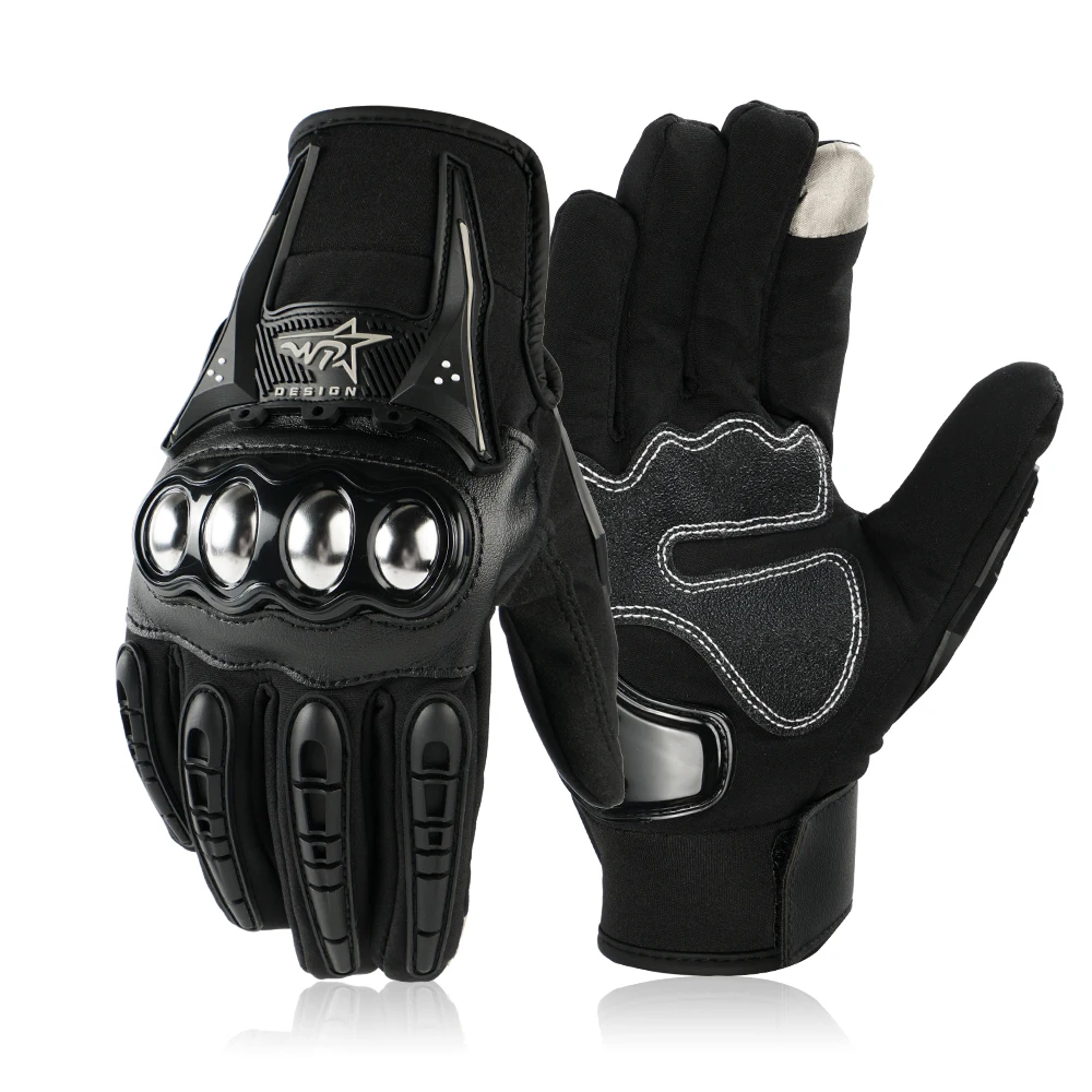 Motorcycle Gloves Man Winter Warm Velve Windproof Moto Motorcross Motorbike Raci - £173.91 GBP