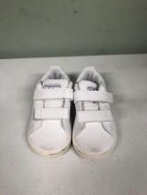 adidas Unisex Kids Advantage Tennis Sneakers FW2590 White/Black Size 5K - $456.49 MXN
